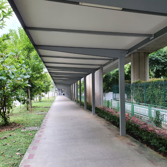 Covered walkway